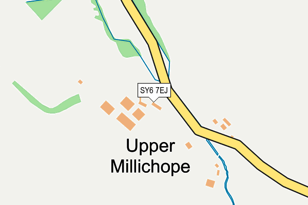 SY6 7EJ map - OS OpenMap – Local (Ordnance Survey)