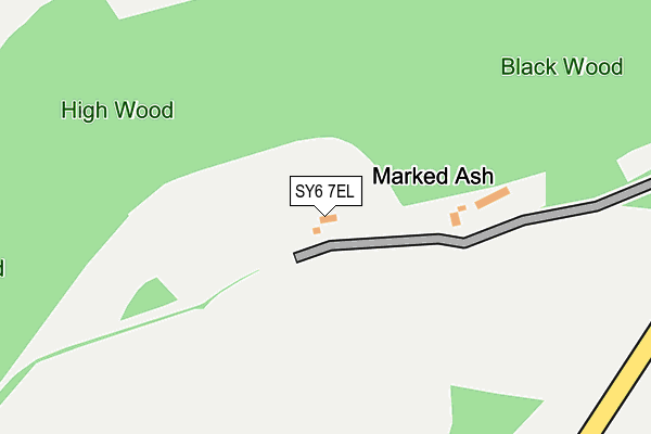 SY6 7EL map - OS OpenMap – Local (Ordnance Survey)