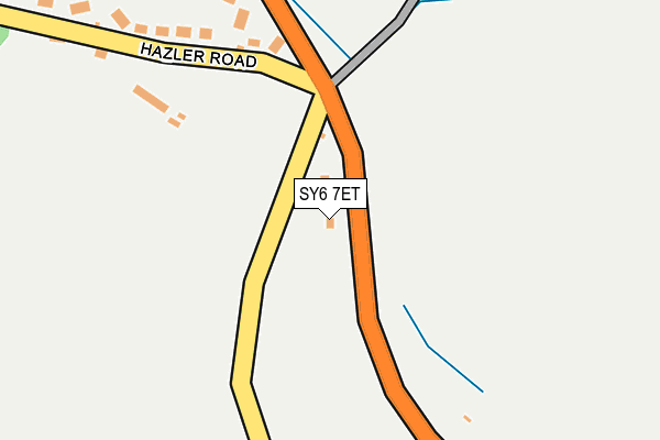 SY6 7ET map - OS OpenMap – Local (Ordnance Survey)