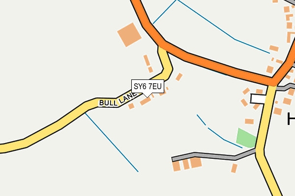 SY6 7EU map - OS OpenMap – Local (Ordnance Survey)