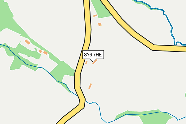 SY6 7HE map - OS OpenMap – Local (Ordnance Survey)