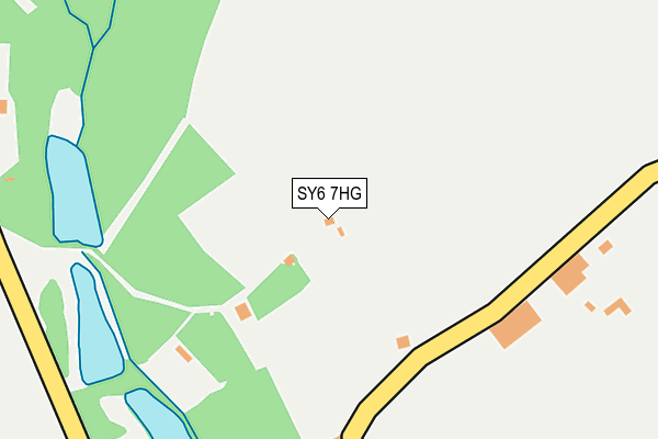 SY6 7HG map - OS OpenMap – Local (Ordnance Survey)