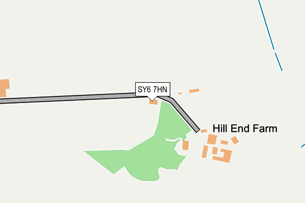 SY6 7HN map - OS OpenMap – Local (Ordnance Survey)