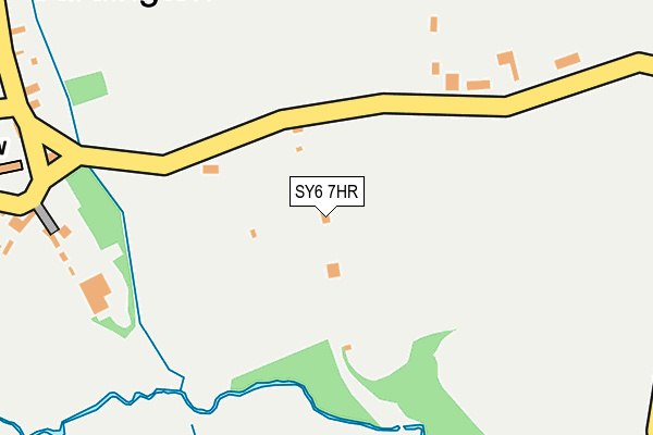 SY6 7HR map - OS OpenMap – Local (Ordnance Survey)