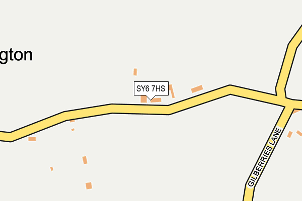 SY6 7HS map - OS OpenMap – Local (Ordnance Survey)
