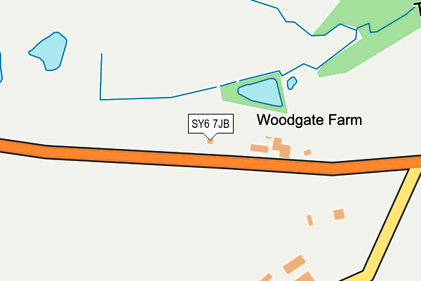 SY6 7JB map - OS OpenMap – Local (Ordnance Survey)