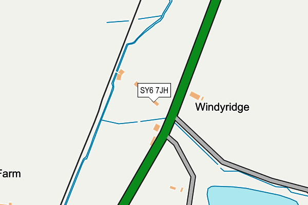 SY6 7JH map - OS OpenMap – Local (Ordnance Survey)