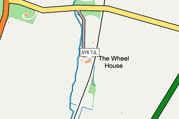 SY6 7JL map - OS OpenMap – Local (Ordnance Survey)