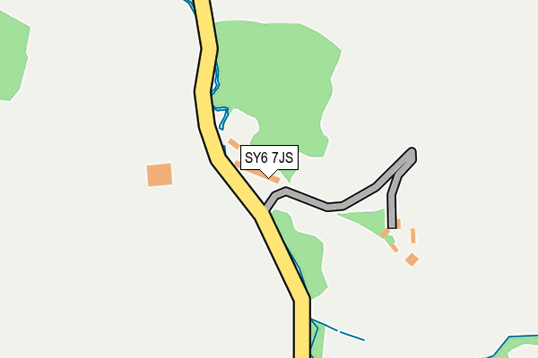 SY6 7JS map - OS OpenMap – Local (Ordnance Survey)