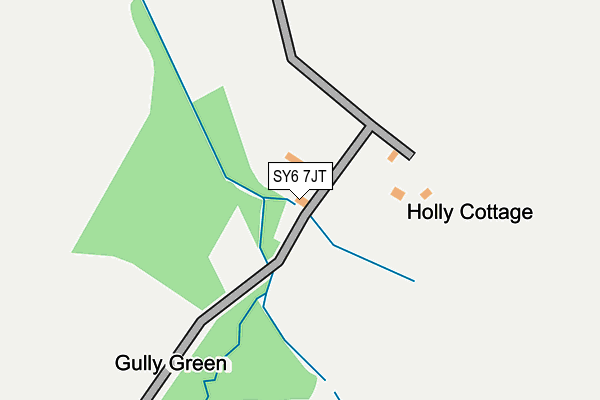 SY6 7JT map - OS OpenMap – Local (Ordnance Survey)