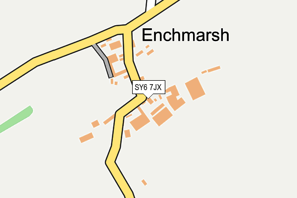 SY6 7JX map - OS OpenMap – Local (Ordnance Survey)