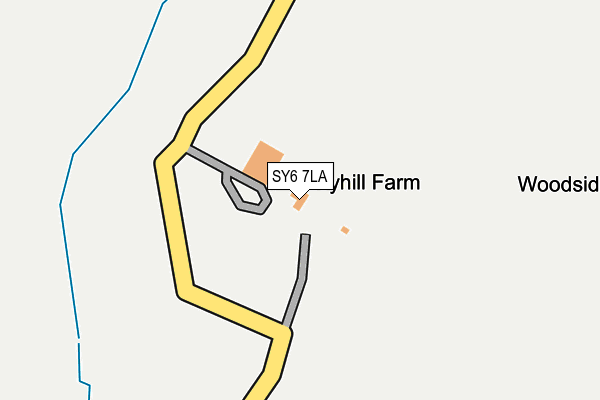 SY6 7LA map - OS OpenMap – Local (Ordnance Survey)