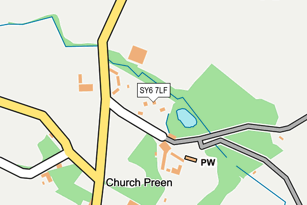 SY6 7LF map - OS OpenMap – Local (Ordnance Survey)