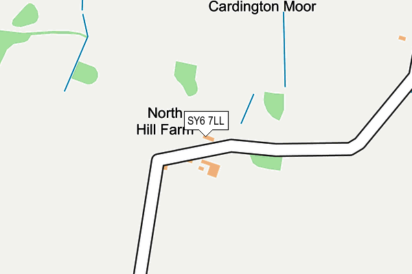SY6 7LL map - OS OpenMap – Local (Ordnance Survey)
