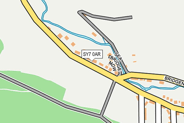 SY7 0AR map - OS OpenMap – Local (Ordnance Survey)