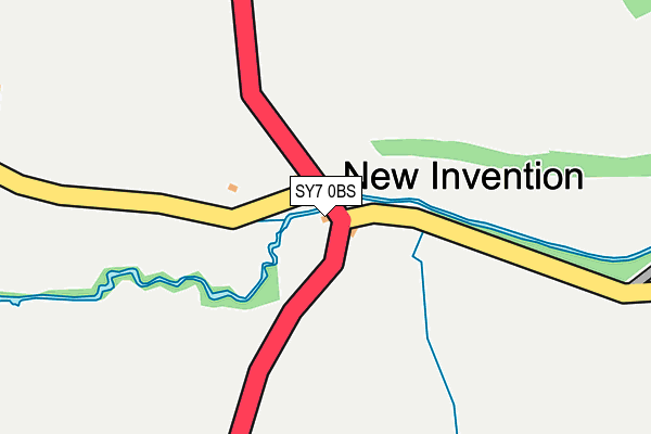 SY7 0BS map - OS OpenMap – Local (Ordnance Survey)