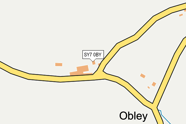 SY7 0BY map - OS OpenMap – Local (Ordnance Survey)