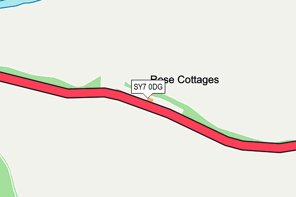 SY7 0DG map - OS OpenMap – Local (Ordnance Survey)