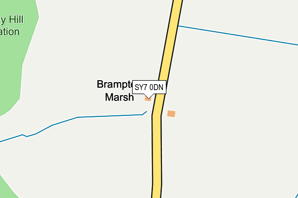 SY7 0DN map - OS OpenMap – Local (Ordnance Survey)