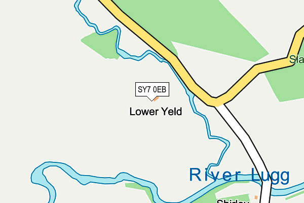 SY7 0EB map - OS OpenMap – Local (Ordnance Survey)