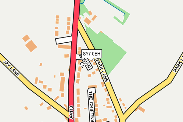 SY7 0EH map - OS OpenMap – Local (Ordnance Survey)