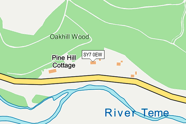 SY7 0EW map - OS OpenMap – Local (Ordnance Survey)