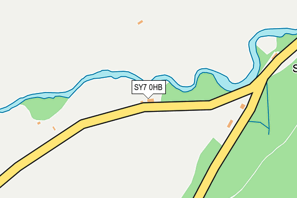 SY7 0HB map - OS OpenMap – Local (Ordnance Survey)