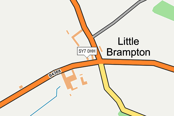 SY7 0HH map - OS OpenMap – Local (Ordnance Survey)