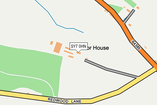 SY7 0HN map - OS OpenMap – Local (Ordnance Survey)