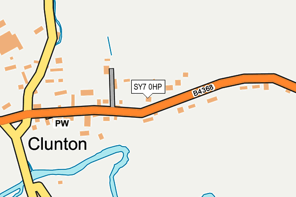 SY7 0HP map - OS OpenMap – Local (Ordnance Survey)