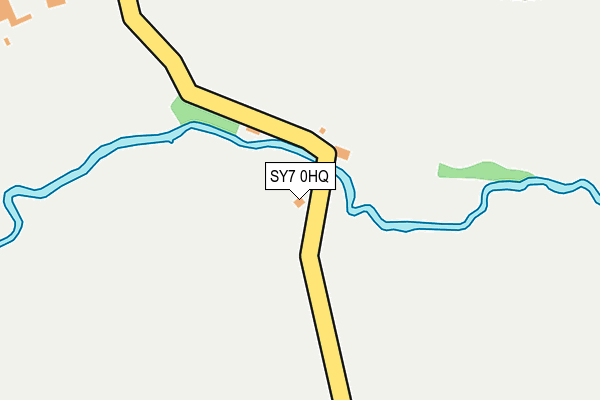 SY7 0HQ map - OS OpenMap – Local (Ordnance Survey)