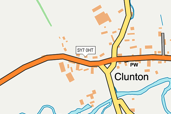 SY7 0HT map - OS OpenMap – Local (Ordnance Survey)