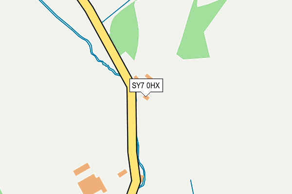 SY7 0HX map - OS OpenMap – Local (Ordnance Survey)