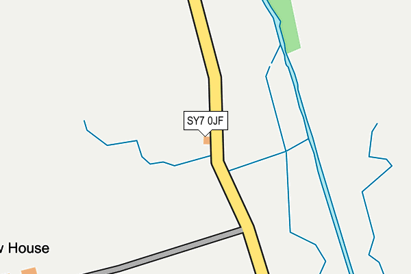 SY7 0JF map - OS OpenMap – Local (Ordnance Survey)