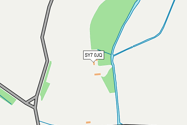 SY7 0JQ map - OS OpenMap – Local (Ordnance Survey)