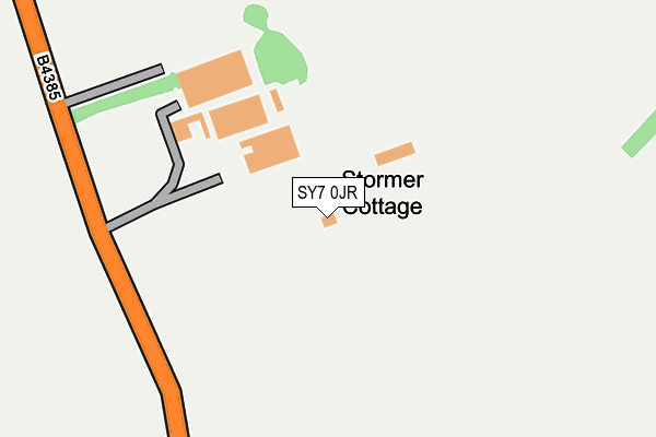 SY7 0JR map - OS OpenMap – Local (Ordnance Survey)