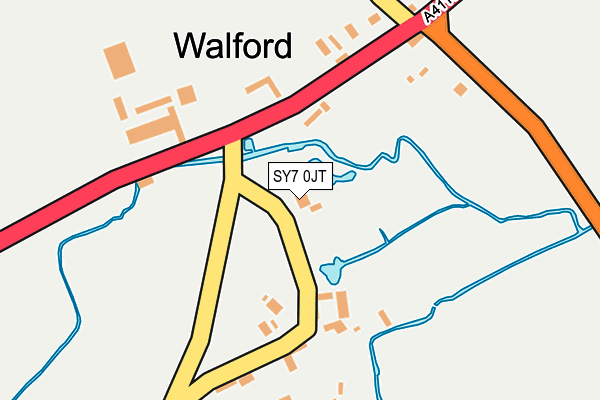 SY7 0JT map - OS OpenMap – Local (Ordnance Survey)