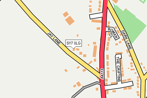 SY7 0LG map - OS OpenMap – Local (Ordnance Survey)