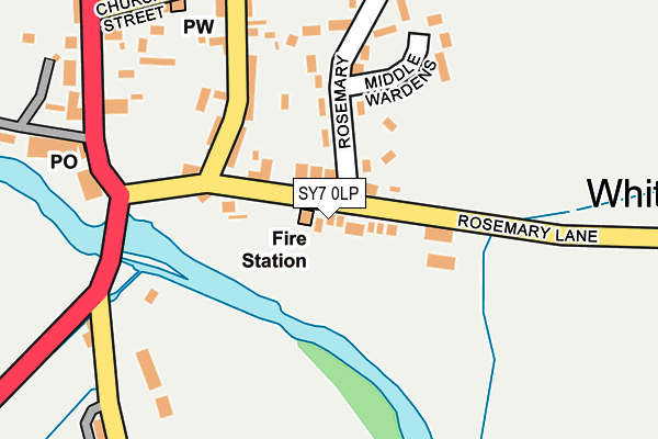 SY7 0LP map - OS OpenMap – Local (Ordnance Survey)