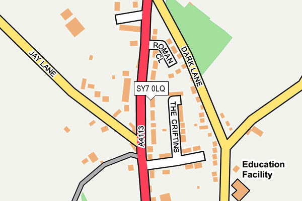 SY7 0LQ map - OS OpenMap – Local (Ordnance Survey)