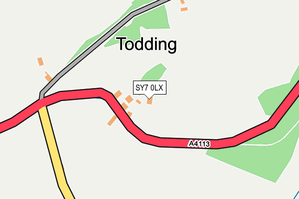 SY7 0LX map - OS OpenMap – Local (Ordnance Survey)