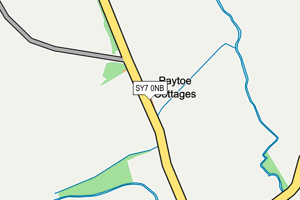 SY7 0NB map - OS OpenMap – Local (Ordnance Survey)