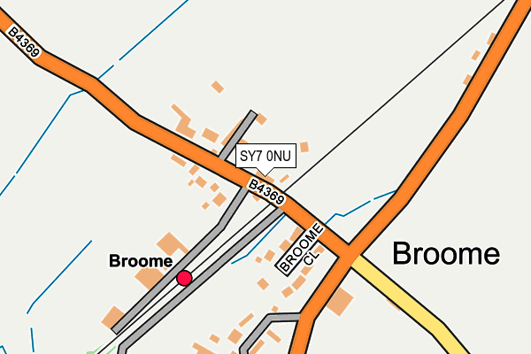 SY7 0NU map - OS OpenMap – Local (Ordnance Survey)