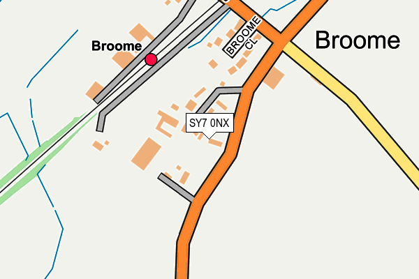 SY7 0NX map - OS OpenMap – Local (Ordnance Survey)