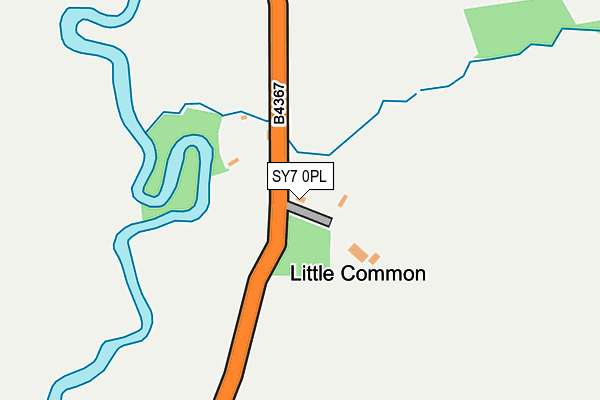 SY7 0PL map - OS OpenMap – Local (Ordnance Survey)