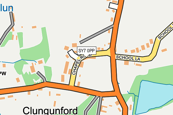 SY7 0PP map - OS OpenMap – Local (Ordnance Survey)