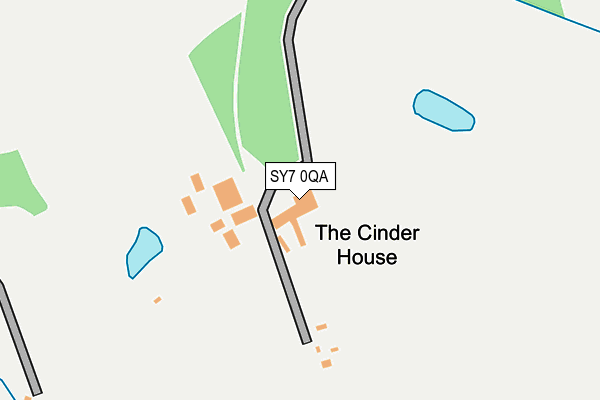 SY7 0QA map - OS OpenMap – Local (Ordnance Survey)