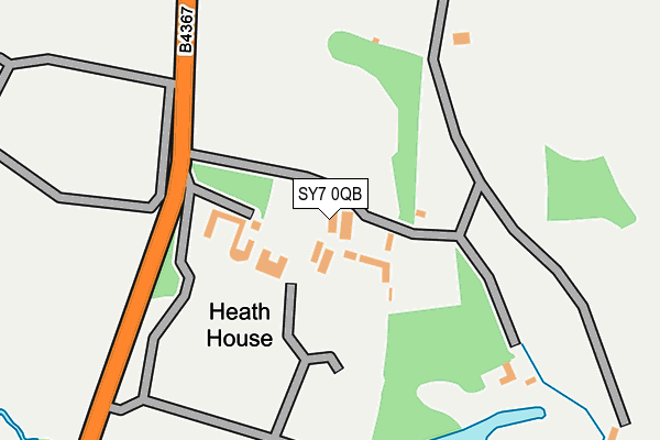 SY7 0QB map - OS OpenMap – Local (Ordnance Survey)