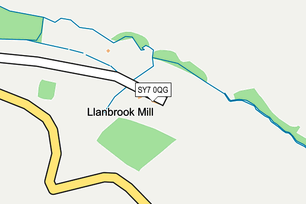 SY7 0QG map - OS OpenMap – Local (Ordnance Survey)