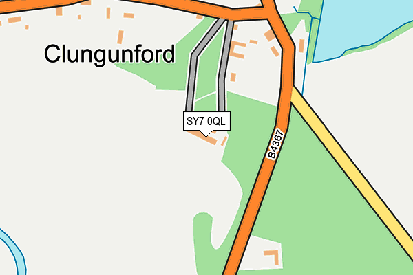 SY7 0QL map - OS OpenMap – Local (Ordnance Survey)